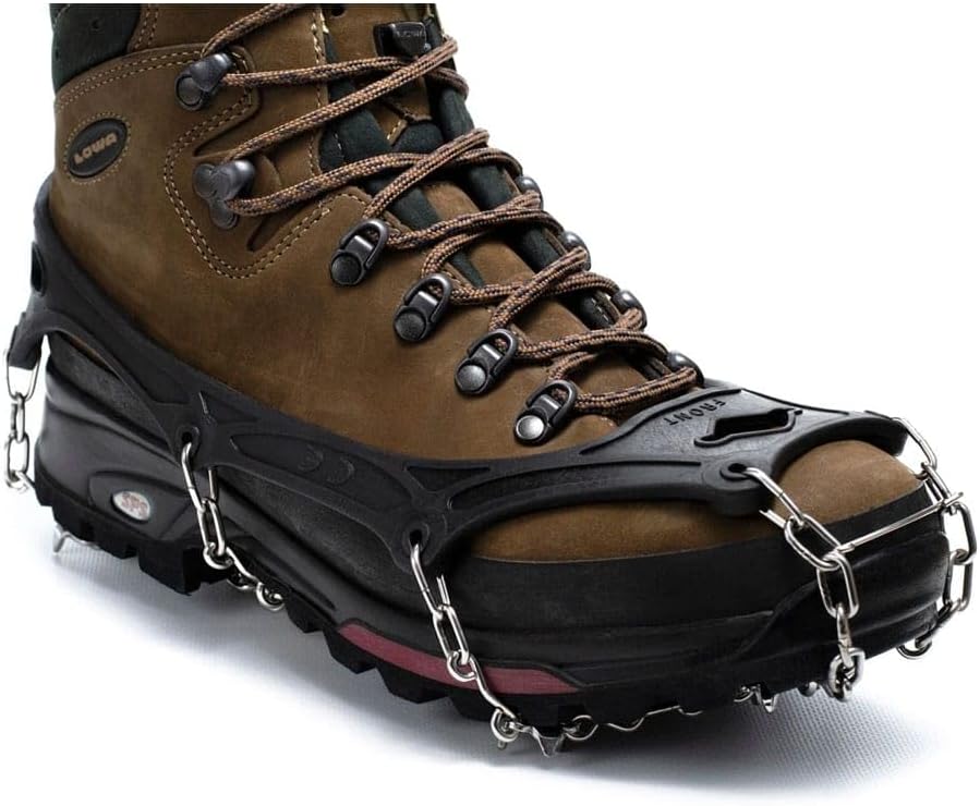 FreeSteps6 Crampon, Ice Cleat All-Purpose Traction System for Packed Snow & Ice Conditions