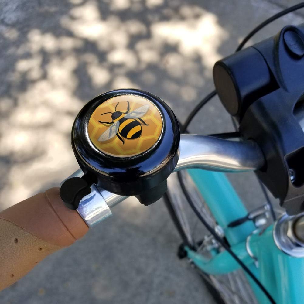 GRAPHICS & MORE Bee on Honeycomb Bicycle Handlebar Bike Bell