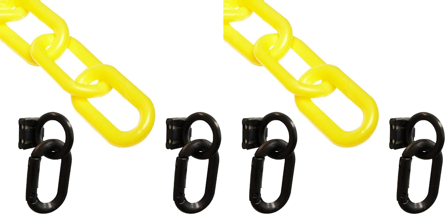 Mr. Chain Loading Dock Kit, Yellow, 2-Inch Plastic Chain (72302)