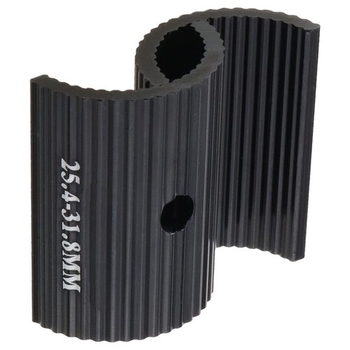 heyous 1 Pair Black 25.4 to 31.8MM Cycling Parts Components Bike Handlebar Shim Bicycle Handlebar Stem Shim Handle Bar Adapter Reducer Aluminum Alloy Clamp Spacer Conversion Shims