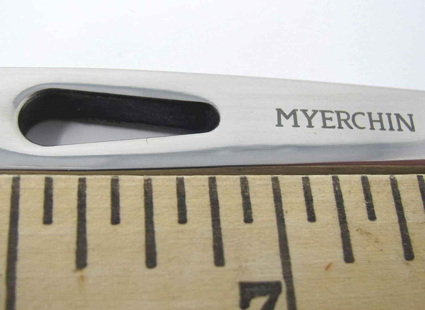 Myerchin Professional Stainless Steel Marlin Spike with Leather Sheath & Lanyard