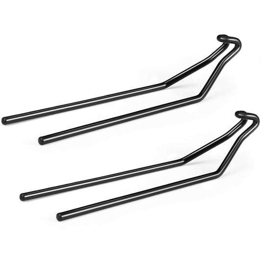 Leriton 2 Pcs Steel Wrench Removal Tool with Vinyl Coating Handguard Delta Ring Wrench Removal Tool for Delta Ring Removal Bike Repair