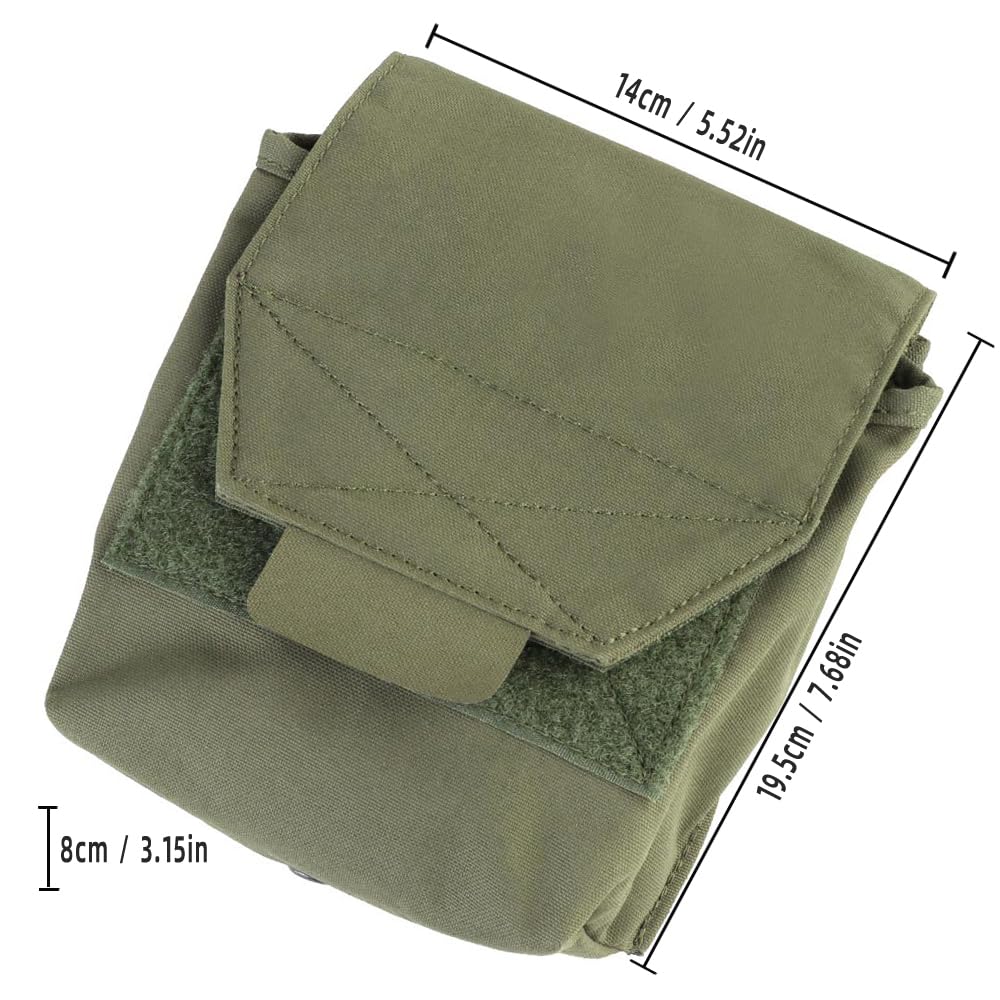 Tactical MOLLE 9MM/5.56 Mag Pouch,Multifunctional Groceries Pouch Military Utility Waist Bag Mobile Phone Fanny Pack for Vest Belt