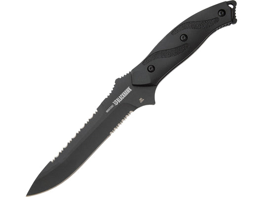 Blackhawk Nightedge Fixed Blade Knife with Molle Compatible Ballistic Sheath, BH15NE10BK