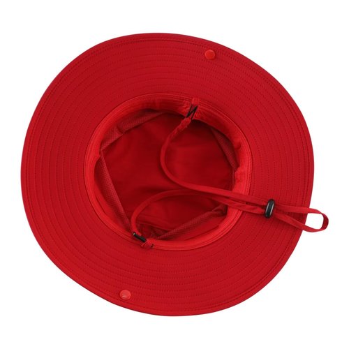 Connectyle Summer Sun Hat for Men Women UV Protection Safari Hat for Fishing Hiking Outdoor Cowboy Bucket Hat UPF 50+ Red