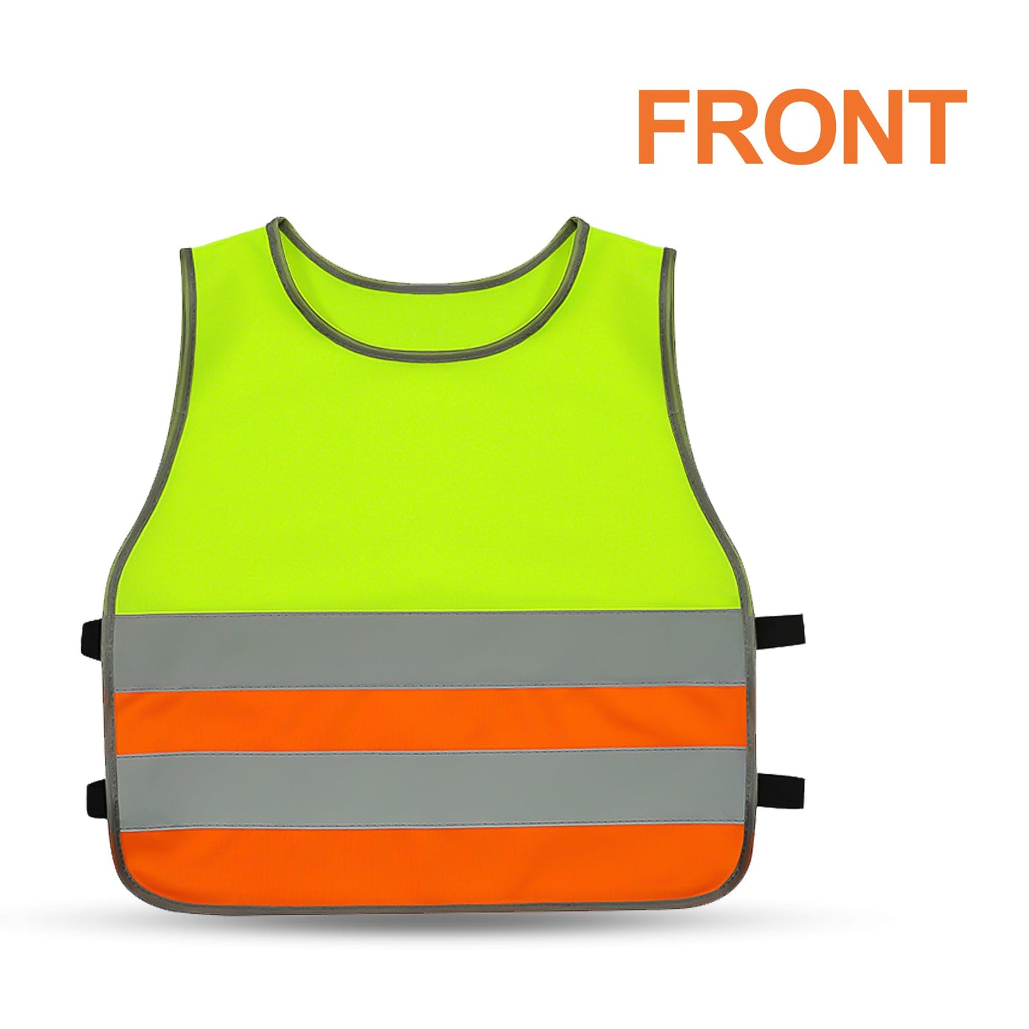 GOOFIT High Visibility Reflective Safety Vest Children's Bicycle Safety Vest Running Lightweight Vest Reflective Vest for School Walking and Playing Boys Girls Pack of 3