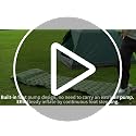 Extra-Thick Camping Sleeping Pad with Pillow and Built-In Foot Pump - Green, 3.54 Inch, Ultralight
