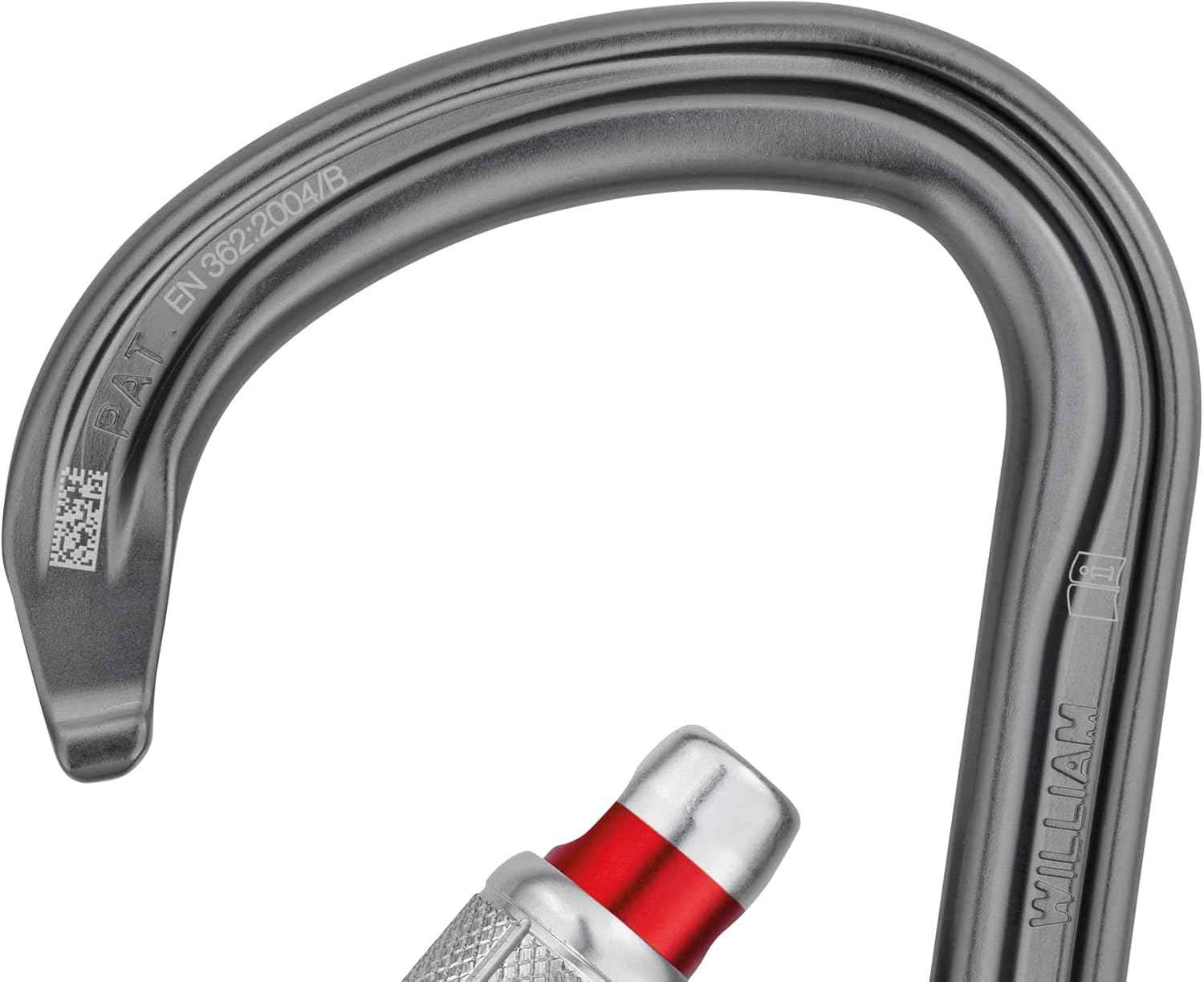 PETZL William Carabiner - Lightweight Aluminum Climbing Gear for Outdoor Adventures