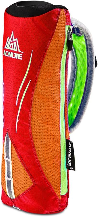 Geila Handheld Water Bottle for Running, 17 oz Grip Handheld Bottle with Hand Strap Hydration Pack, Sport Soft Flask