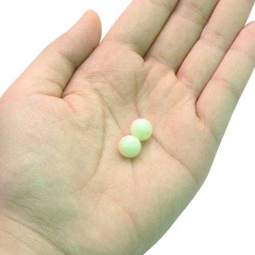MTQY 200pcs Fishing Beads Glow in The Dark 10mm Catfish Rig Brads Super Bait Cut Plug Fishing Accessories Saltwater