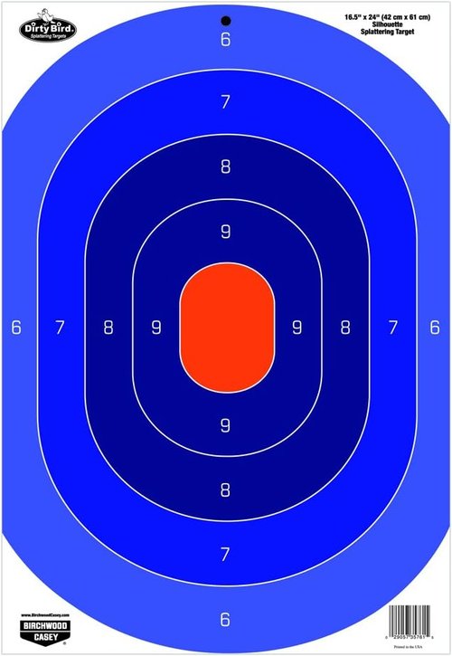 Birchwood Casey Non-Adhesive Splattering 16.5" X 24" Practice Shooting Targets
