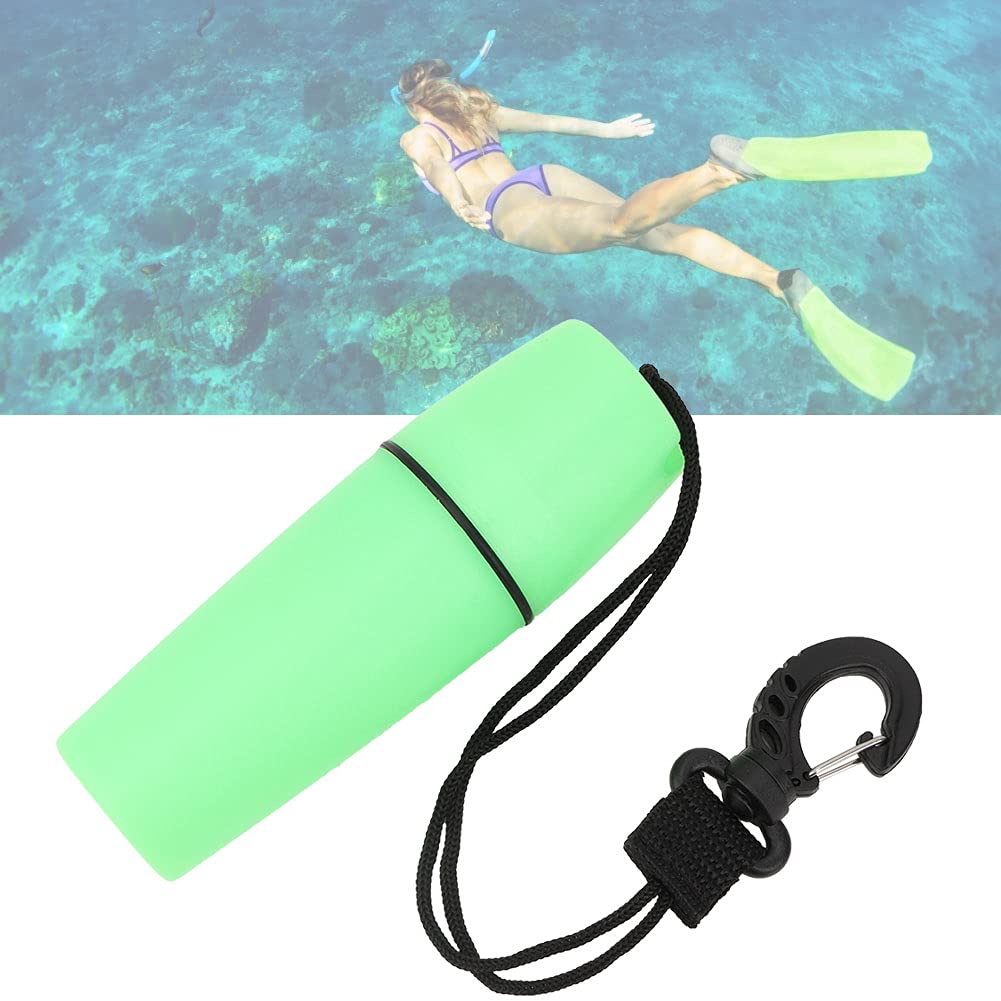 Qiilu Money Holder Money Holder for Swimming Abs Portable Sealing Water Container Bottle with Buckle for Diving Snorkeling Surfing(Green) (Green)