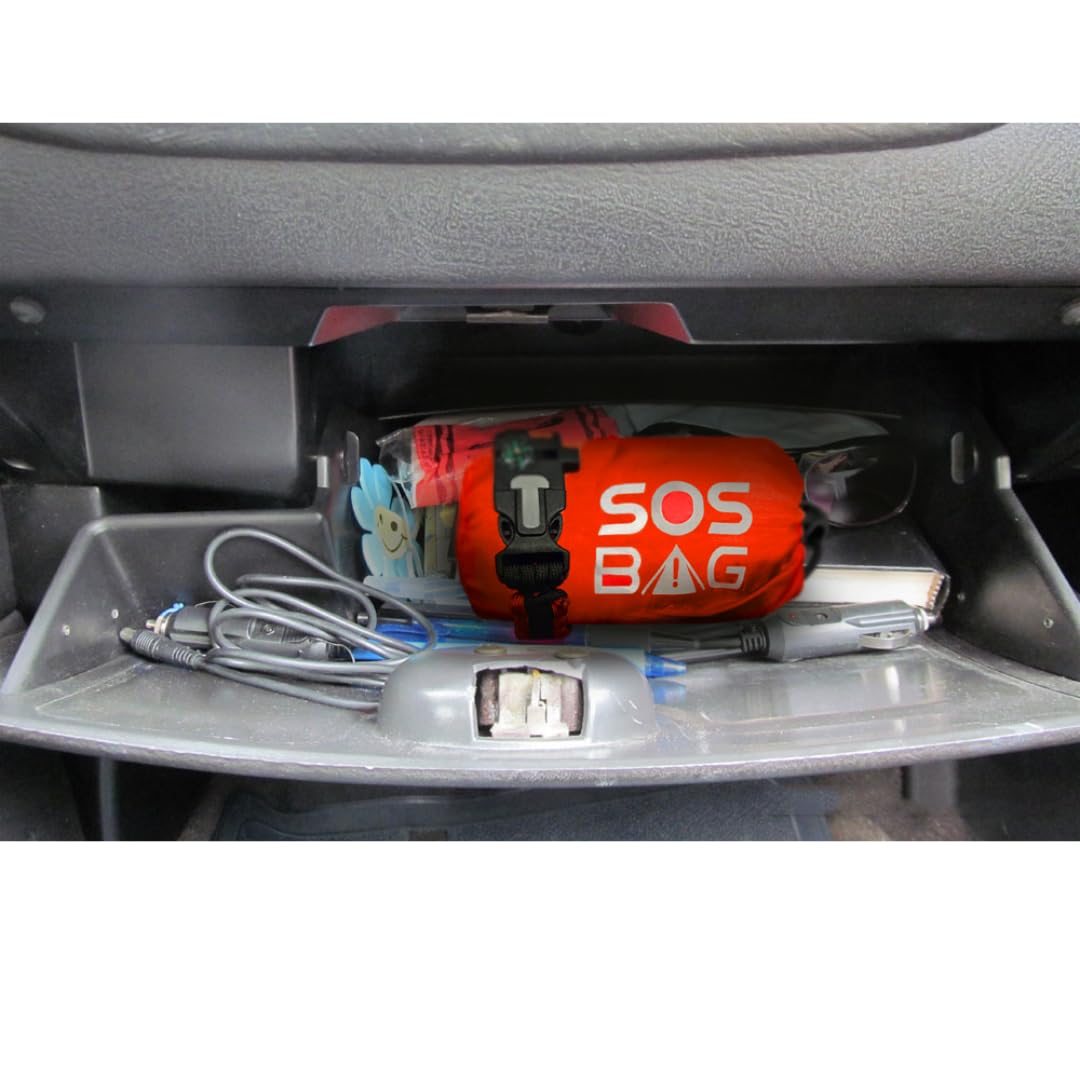 Generic SOS Emergency Sleeping Bag, Ultra-Light, Reflects 90% Body Heat, Waterproof (1)