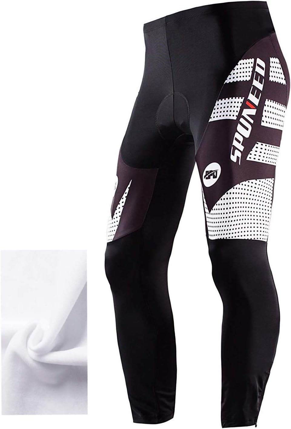 sponeed Men's Bicycle Pants 4D Padded Road Cycling Tights Leggings Outdoor Cyclist Riding Bike Wear