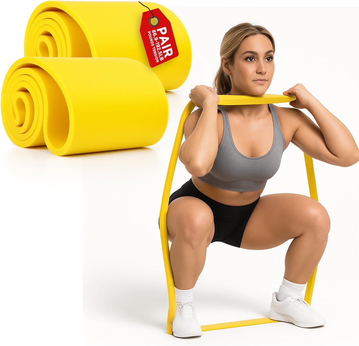 EliteFTS Pro Resistance Band - Boost Core Stability and Flexibility with This Portable, Joint-Friendly Tool