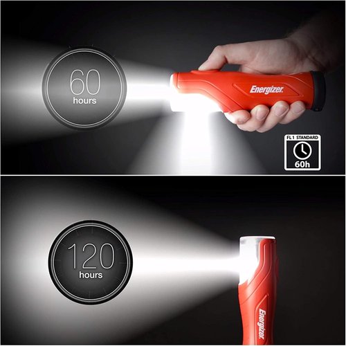 Energizer WeatherReady Floating Handheld LED Light, 100 Lumen, IPX7 Waterproof, Durable Plastic LED Flashlight, Great Waterproof Flashlight, Batteries Included