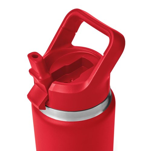 YETI Rambler Bottle Color Matched Straw Cap, Rescue Red