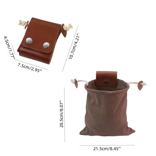 LONG XIN SERIES 2PCS Camping Foraging Bag Canvas Collapsible Mushroom Storage Bags Collapsible Belt Bag for Hiking Beachcombing Treasures Flowers Mushrooms Seashells Handmade