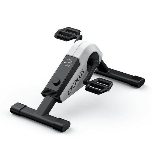 CYCPLUS DC1 Mini Pedal Exerciser, Self-Powered 160W Brushless Motor, ERG Mode & App Sync, Ultra-Quiet Magnetic Resistance, Compact for Office/Home (10.6lb, 0.18㎡ Space-Saving)