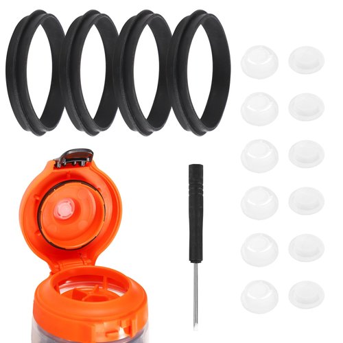 lasuroa Dispensing Valves Compatible with Gatorade Water Bottle, 11pcs Water Bottle Replacement Include Valve Gasket Screwdriver Water Bottle Insert Accessories for Gatorade GX 32oz Water Bottle
