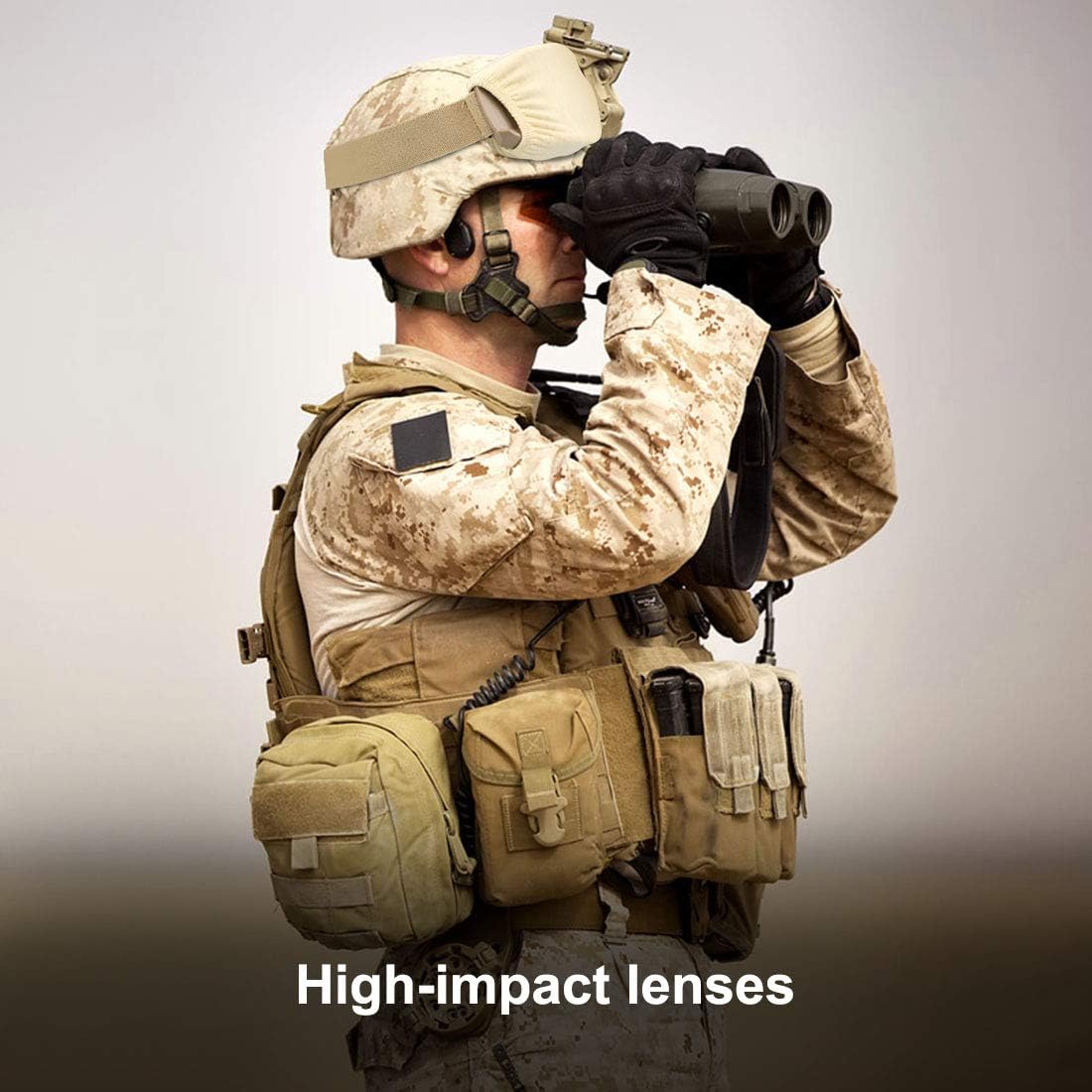 xaegistac Airsoft Goggles Tactical Safety Goggles Anti Fog Glasses Hunting Cycling