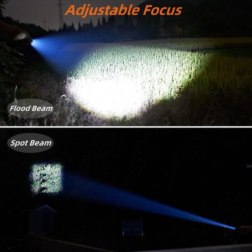 LED Flashlight 2 Pack, Small Flashlights High Lumens with 5 Modes, Waterproof Zoomable Tactical Flash Light for Camping Biking Hiking Outdoor Home Emergency, Camping Essentials Gear
