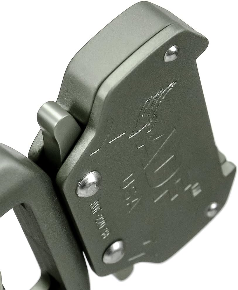 ADF® Raptor II 1.5" Tactical Military Police Aluminum Quick Release Trouser Shooter Rigger Hunting Sports Belt Buckle Foliage Green