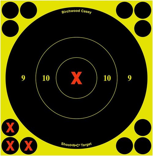 Birchwood Casey Shoot-N-C X-Bull's-Eye Reactive Targets