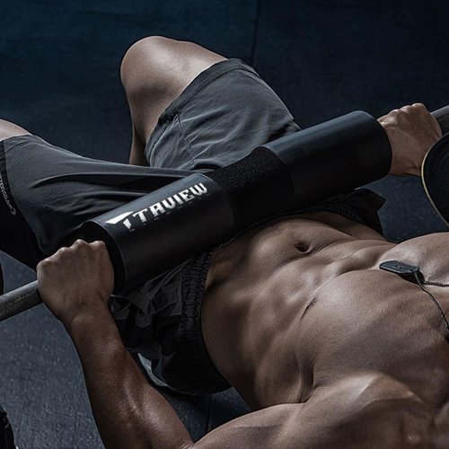 Barbell Pad for Squats, Lunges and Hip thrusts Great for Squats, Lunges, Hip Thrusts, Weight Lifting & More - Fit Standard and Olympic Bars Perfectly