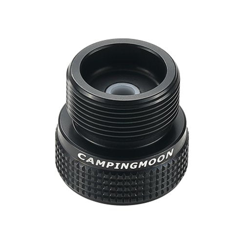 CAMPINGMOON Camping Canister Propane Gas Stove Grill Adapter, Input: EN417 Lindal Valve Canister, Output: CGA 600 Connection BKZ20 (Black CGA 600 Adapter)