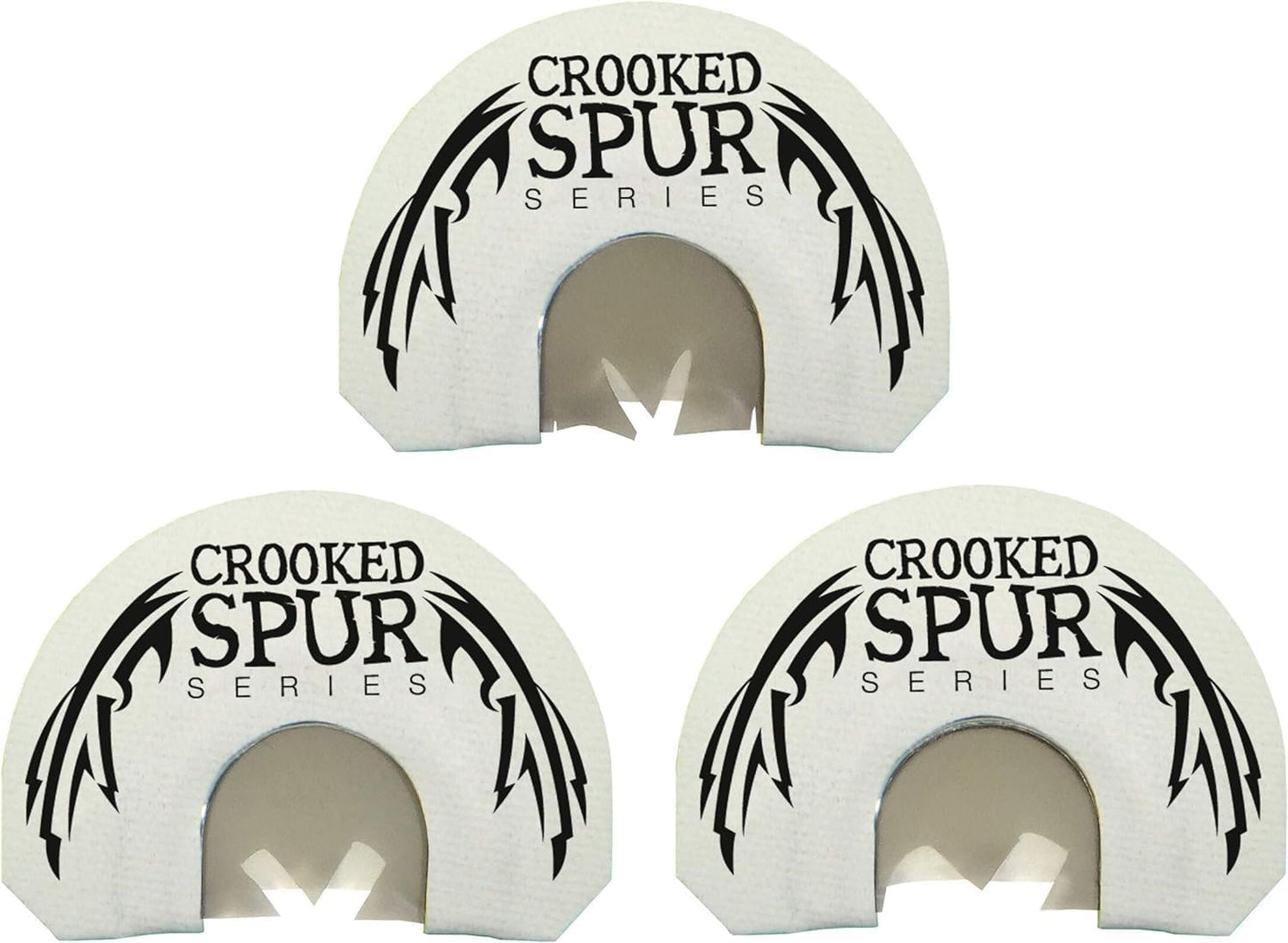 FOXPRO Ghost Spur Turkey Call Combo Pack White Includes 3 Diaphragm Mouth Calls