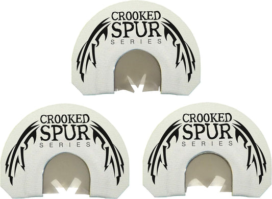 FOXPRO Ghost Spur Turkey Call Combo Pack White Includes 3 Diaphragm Mouth Calls