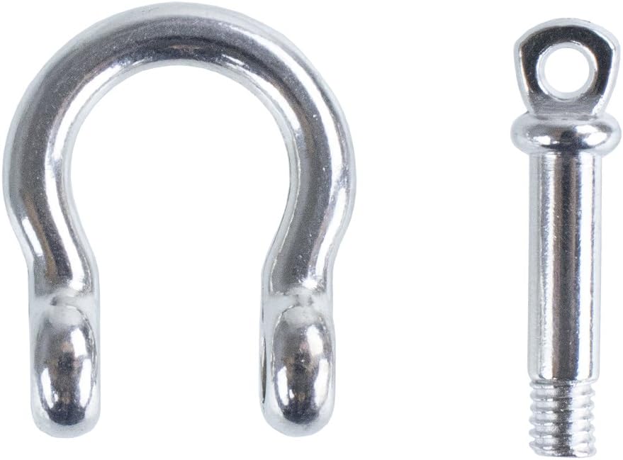 Paracord Planet Stainless Steel and Alloy B-Shackles, D-Shackles, O-Shackles, & U-Shackles for Paracord Survival Bracelets (Pack and Single Sizes)