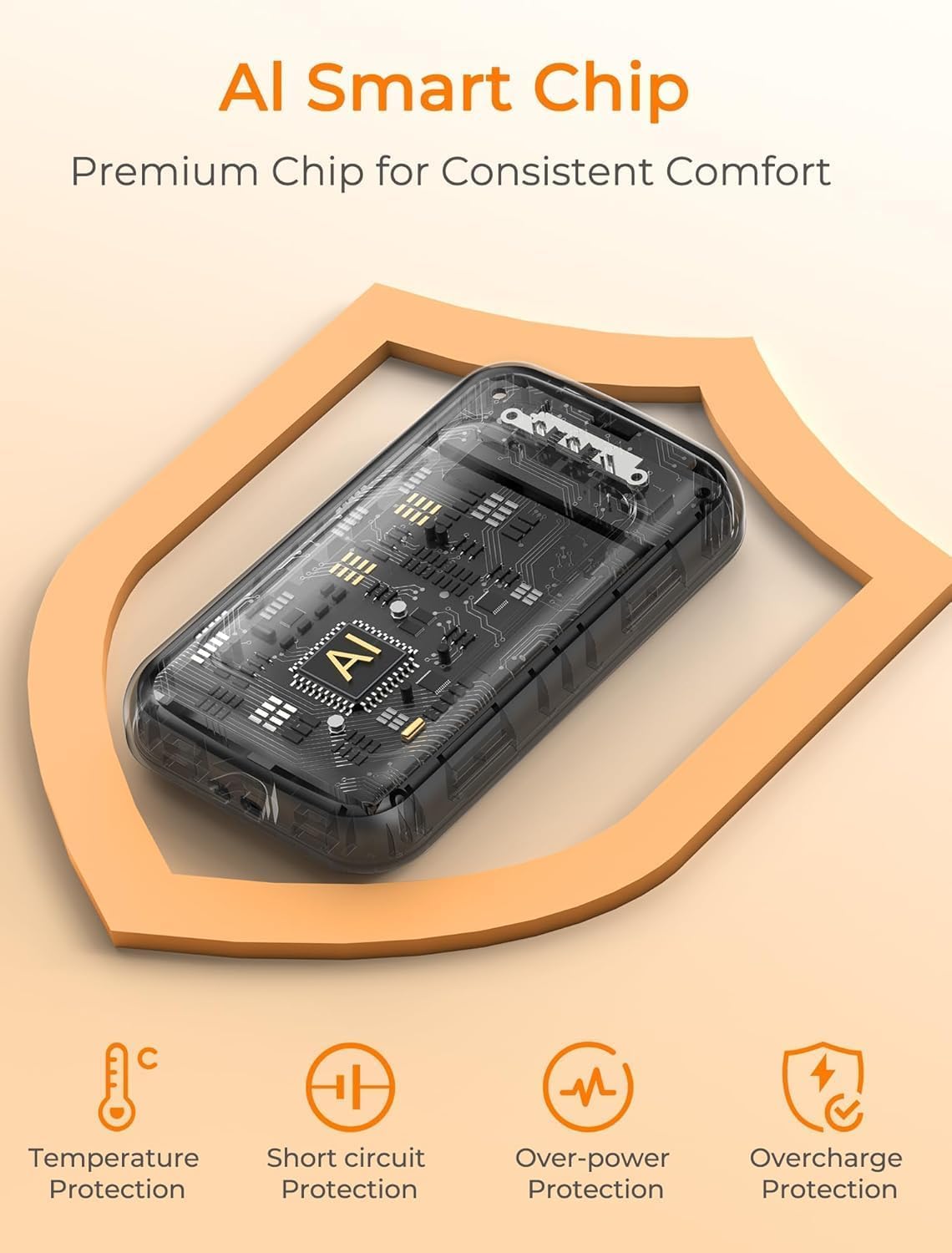 Jerritte Electric Hand Warmers Rechargeable 2 Pack, Rechargeable Hand Warmer, 16 Hrs Portable Hand Warmer for Outdoor Camping Hunting Golf Accessories, Gifts for Women Men Black