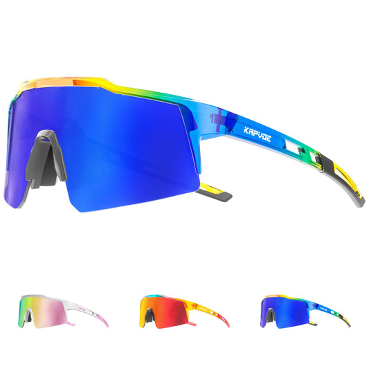 KAPVOE Youth Baseball Glasses Polarized Sports Sunglasses for Boys Girls 6-14 Years Old Softball Running Soccer UV400 Protection TR90 Frames