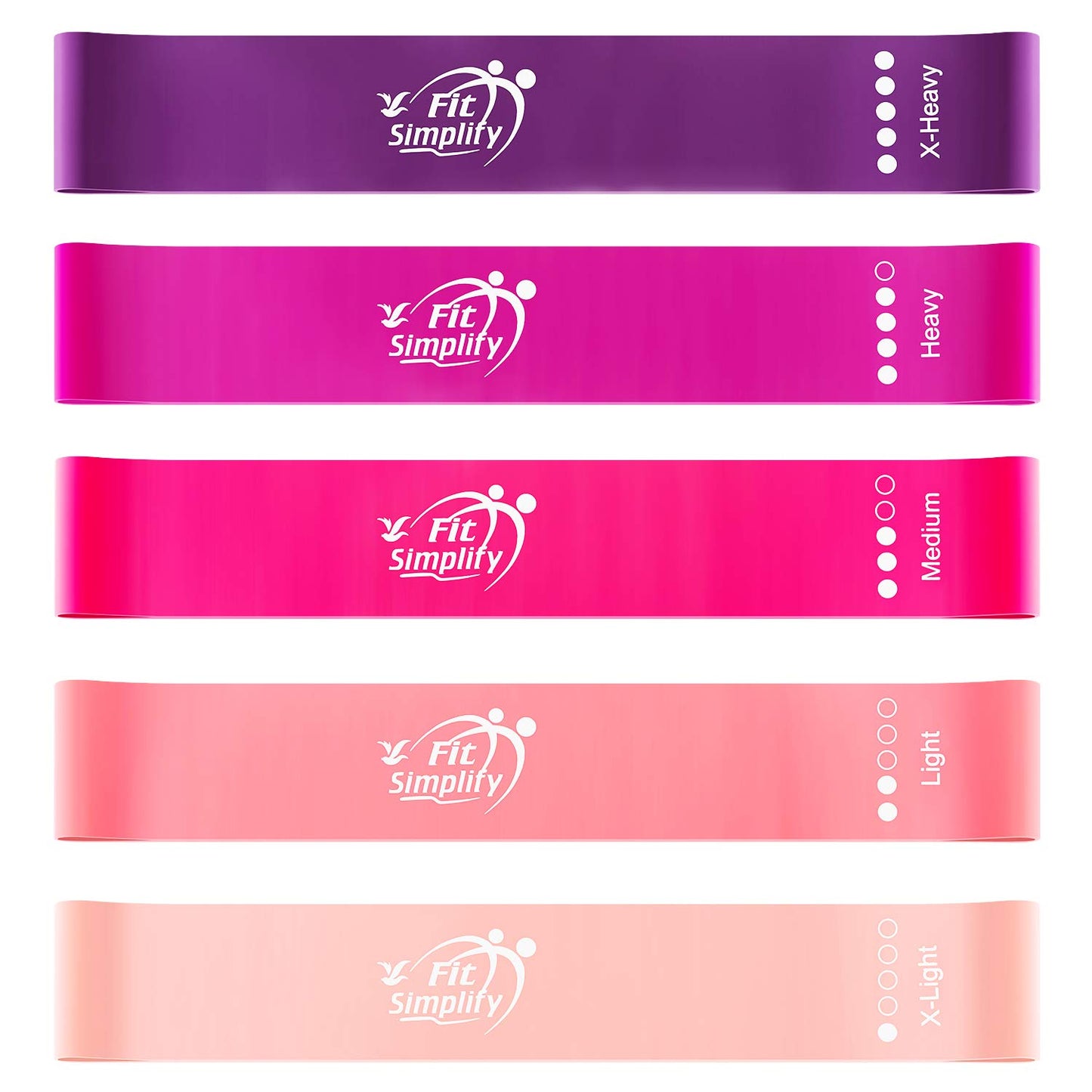 Fit Simplify Resistance Loop Exercise Bands and Jump Rope