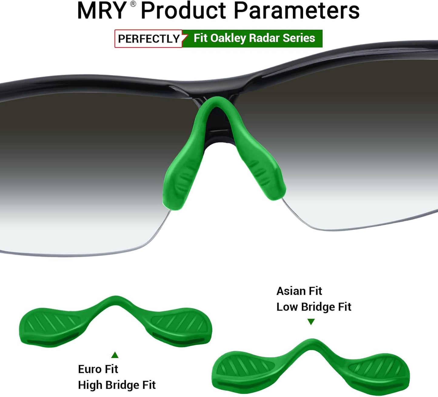 Mryok Replacement Nosepiece Nosepad for Oakley Radar Path EV RadarLock Sunglass