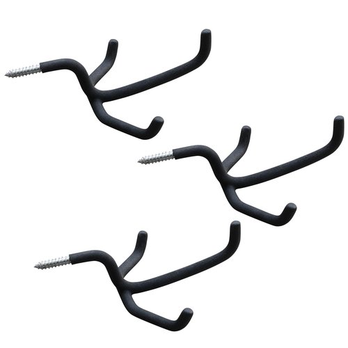 MSSOHKAN Tree Stand Bow Hanger Portable Triple Hook Screw-in Accessory Hook Outdoor Hunting Accessories 3 Packs