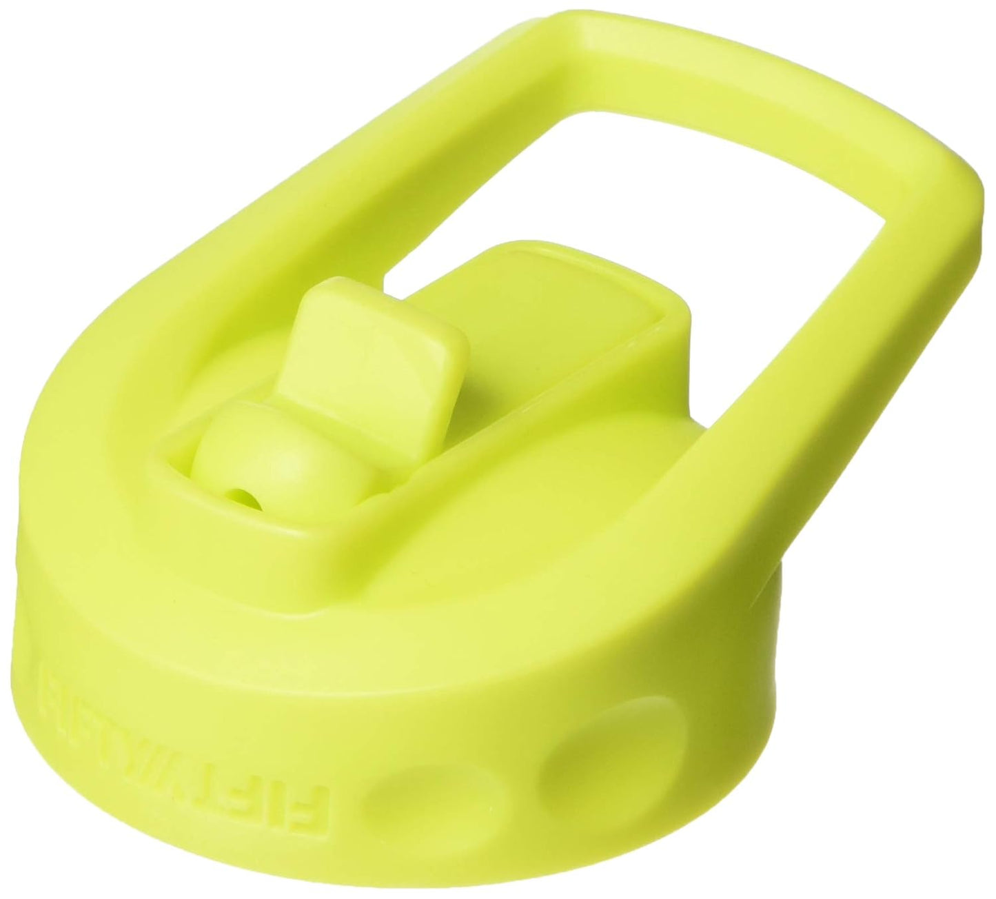 FIFTY/FIFTY A68002BK0 Wide Mouth Cap Lid Water Bottle with Straw, Plastic, Black