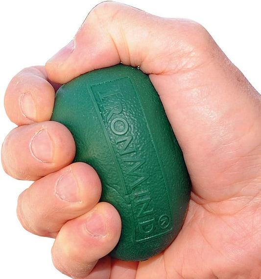 Green IronMind EGG (soft): Put This Potent Hand Strengthening, Stress Reduction, Rehabilitation and Active Rest Tool in the Palm of Your Hand