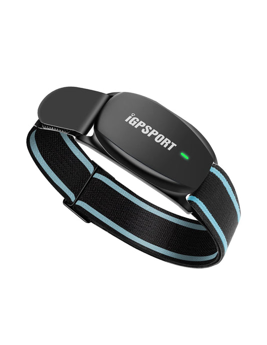iGPSPORT Heart Rate Monitor Armband HR70, Bluetooth 5.0 ANT+ arm Heart Rate Monitor, 65H Battery Life and HR Zone LED Indicator (Black)