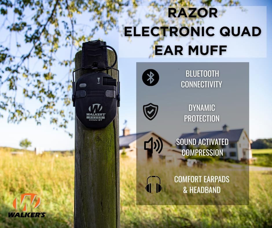Walker's unisex-adult Razor Quad Muff
