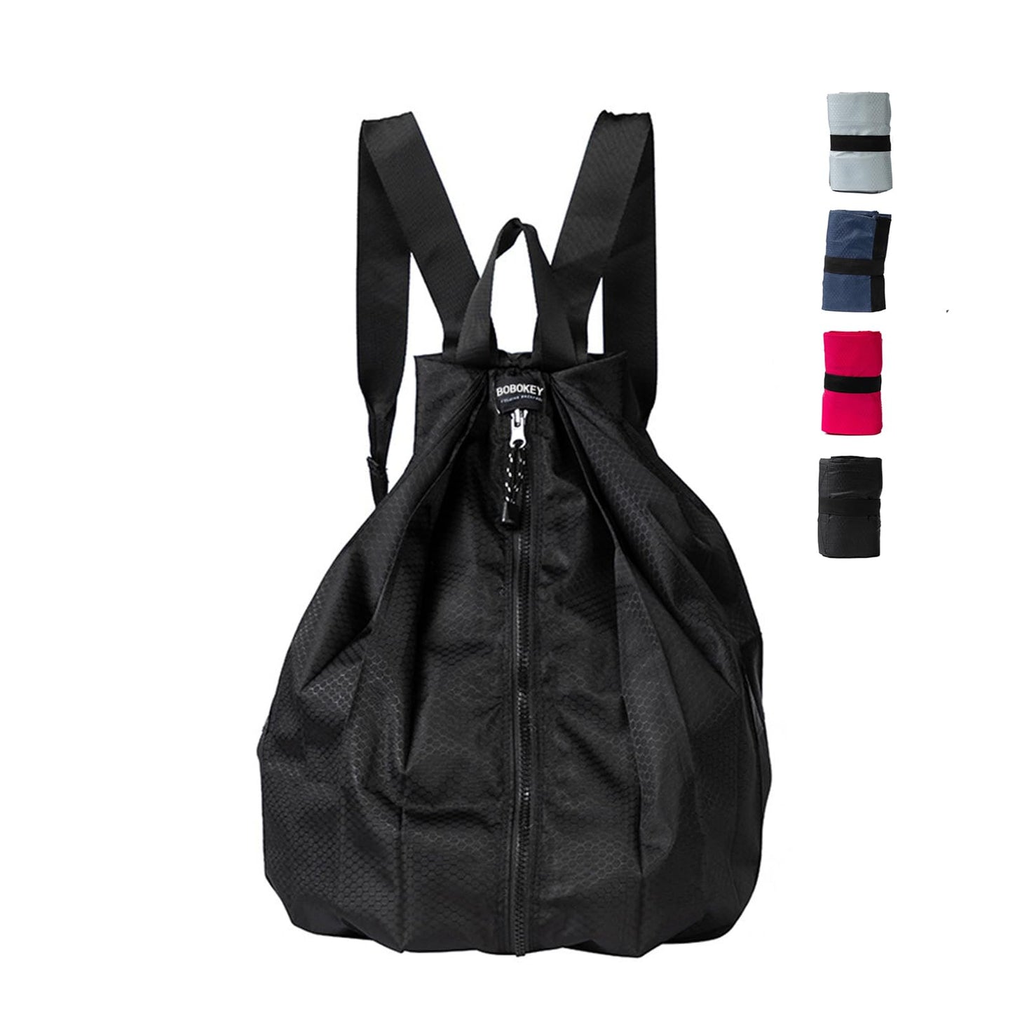 HCWENZH Hiking Backpack Foldable,Small Daypack Lightweight Packable Backpack Travel Casual Shoulder Bag for Women Men (Black)