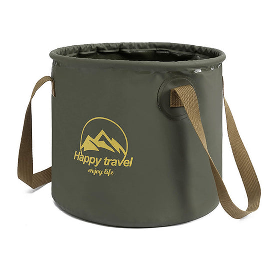 aiGear Collapsible Bucket 5.3 Gallon Portable Camping Outdoor Buckets Water Container Basin Foldable for Camping Hiking Travel Foot Soaking Fishing (CB20GN)