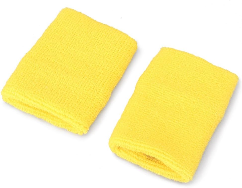 Mallofusa 10 Pack Colorful Sports Basketball Football Absorbent Wristband Party Outdoor Activity