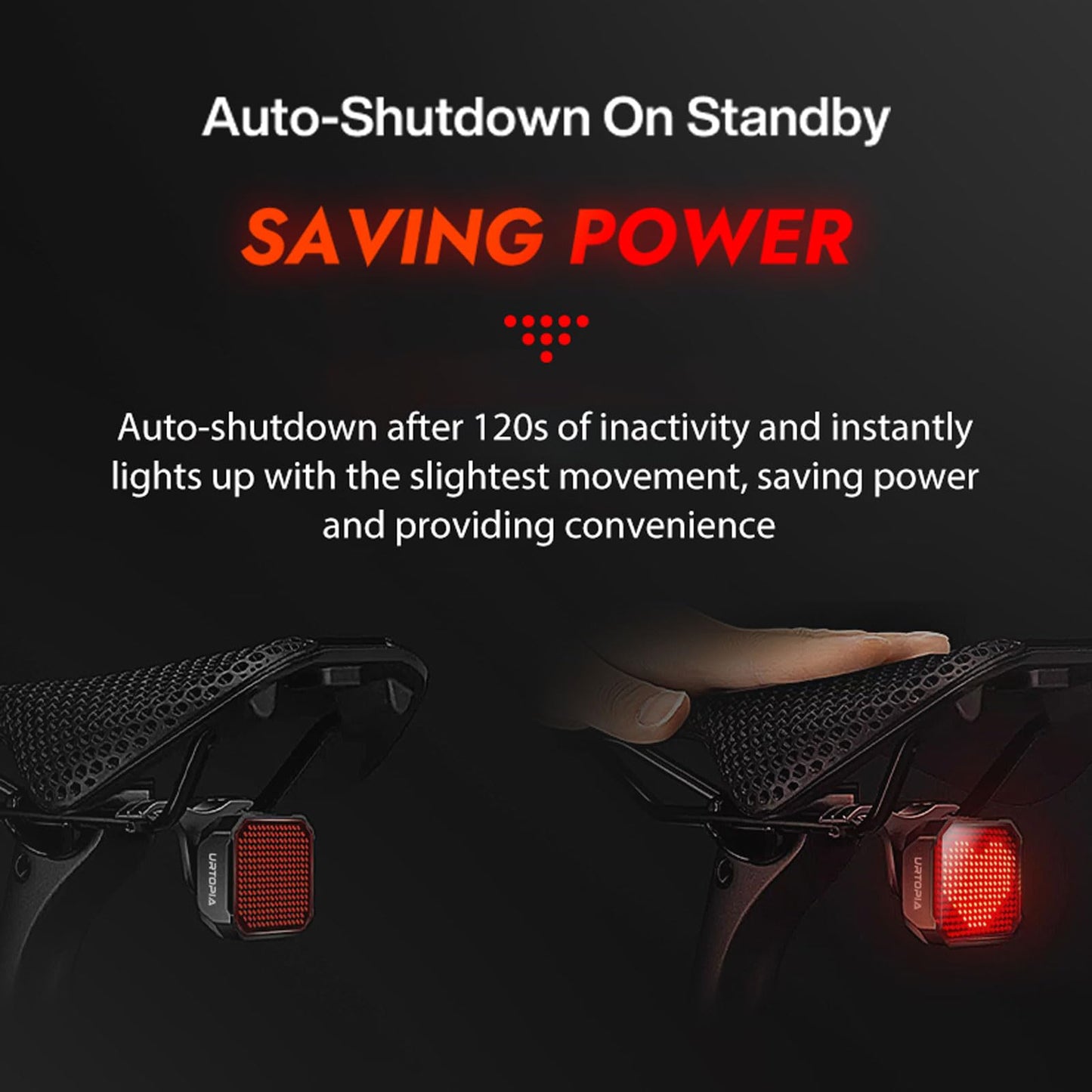 Animated Bike Tail Light, Design Patterns via App, Cute Bike Light, Smart Bicycle Brake Light for Night Riding, Rechargeable, IP66 Waterproof, Gift for Kids and Cyclist