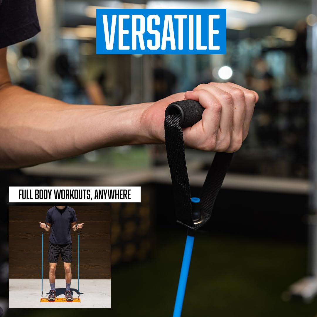 Foldable Push Up Board for Men and Women- Multifunctional Workout Equipment - Foldable Push Up Bar- Fitness Gym Equipment- Portable Board for Home Exercise and Workout - Push Up Board by Fitby