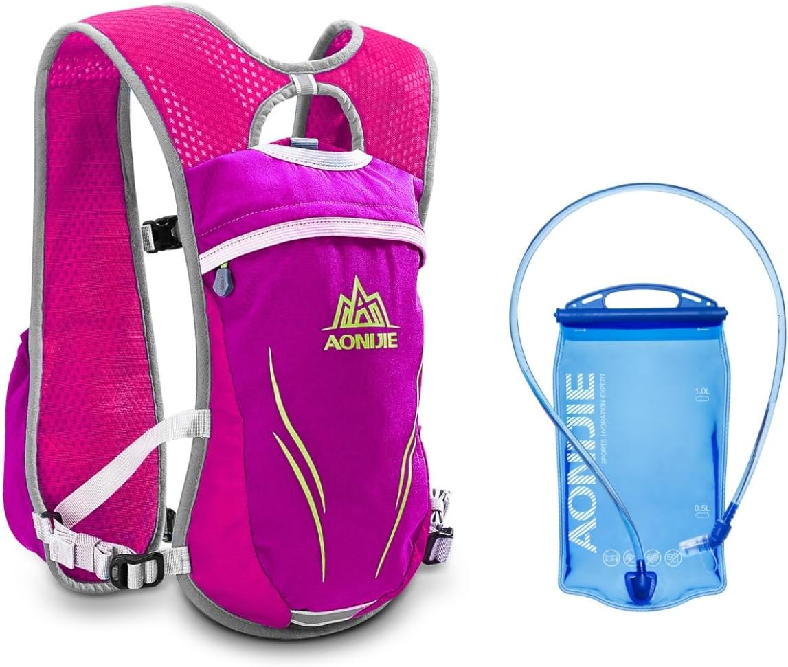 AONIJIE Lightweight Unisex 5.5L Running Race Hydration Vest Hydration Pack Backpack Riding Bag