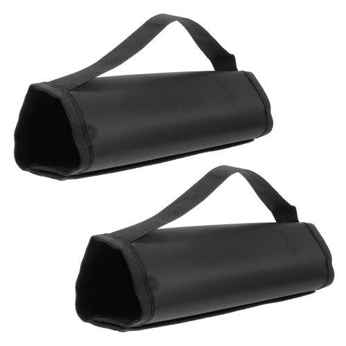 SquEqu 2 Pack Agility Hurdles Carrier Handle Quick Attachment Carrying Wrap Grip Storage Organizer for Speed Training Hurdle Soccer Basketball Football Training Equipment Easy Transport