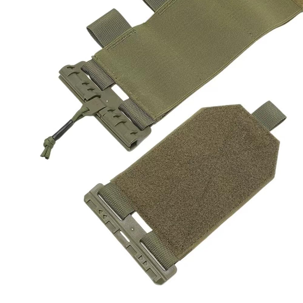 GAZJYUSP Pair of Elastic Tactical Vest Cummerbund Quick Release Mounting Strap for Vest JPC/CPC/LBT/LBX/FCPC with Magazine Pouches (Black)